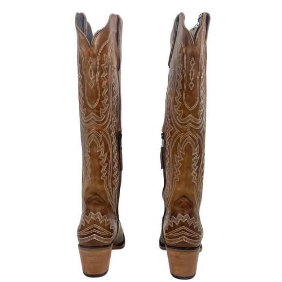 Ariat Cassanova X Toe Western Cowboy Boot Shade of Grain Brown Size 9 - Picture 10 of 15